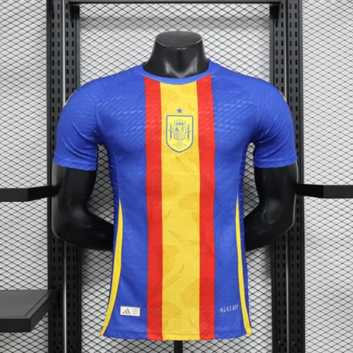 Maglia allenamento Spagna 2024 blu