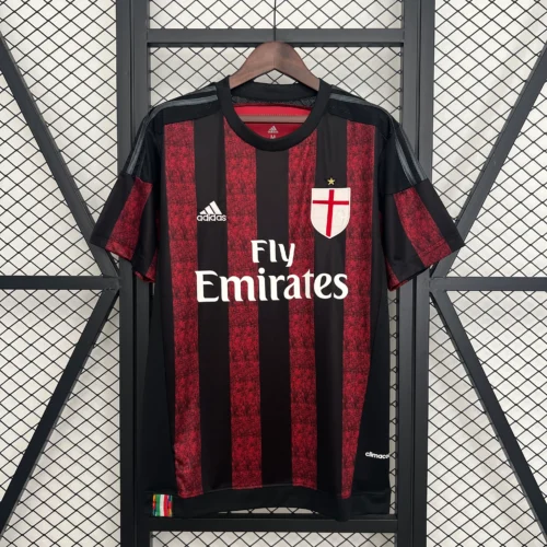 Maglia retrò AC Milan 2015-2016 Rosso/Nera