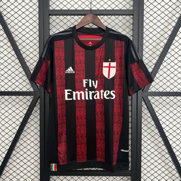 Maglia retrò AC Milan 2015-2016 Rosso/Nera