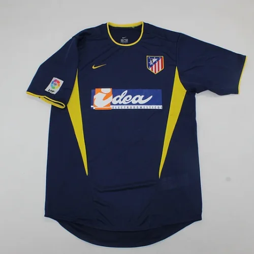 Maglia Retro Atletico Madrid 2002-2003 Blu