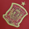 Maglia retro Spagna rossa 2018 Iniesta stemma