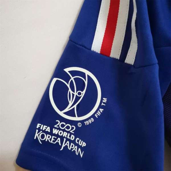 Maglia retro Francia Zidane 2002 manica