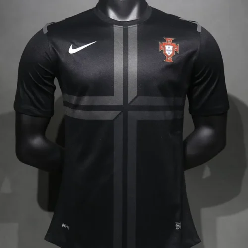 Maglia retro Portogallo nera 2013