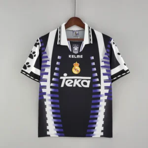 Maglia retro Real Madrid Nera 1997-1998