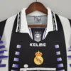 Maglia retro Real Madrid Nera 1997-1998 collo