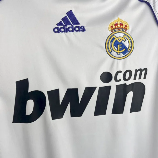Maglia retrò Real Madrid Raúl 2007-2008 petto
