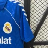 Maglia retrò Real Madrid blu 1986-1988 spalla
