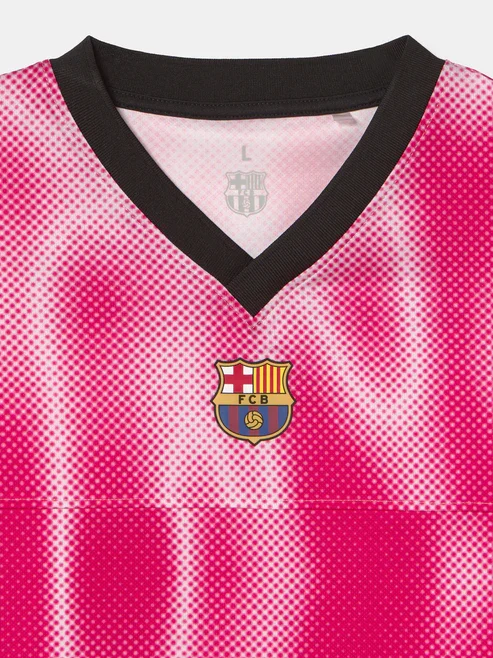 Maglia rosa Festival FC Barcelona 2025-2026 collo