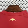 Nuova maglia Valencia CF rossa 2025-2026 collo anteriore
