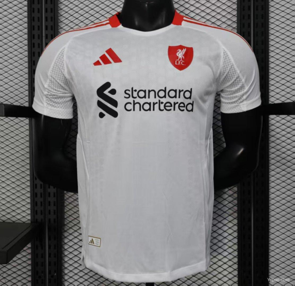 Maglia bianca Liverpool 2025-2026