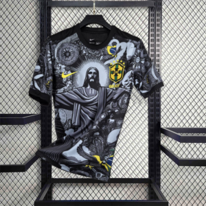 Maglia Brasile Cristo Redentore 2024 nera