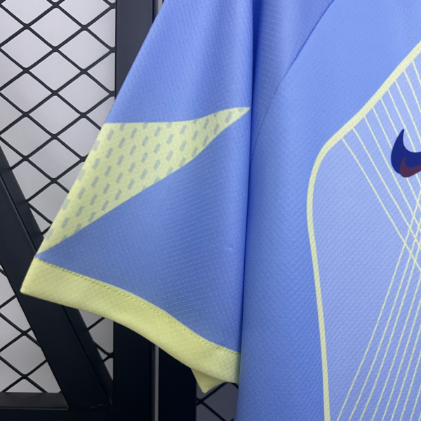 Maglia FC Barcelona 2025-2026 celeste manica