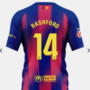Maglia FC Barcellona RASHFORD 2025-2026
