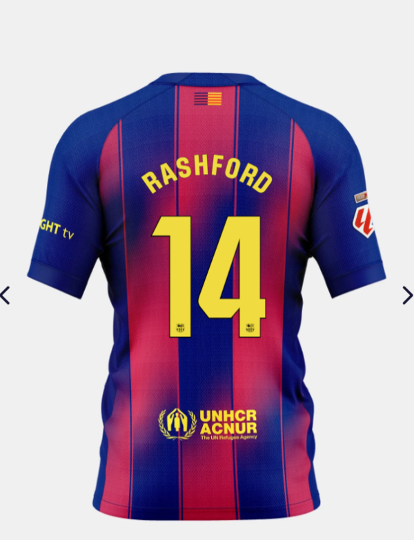 Maglia FC Barcellona RASHFORD 2025-2026