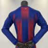 Maglia FC Barcelona manica lunga 2025-2026 con numero