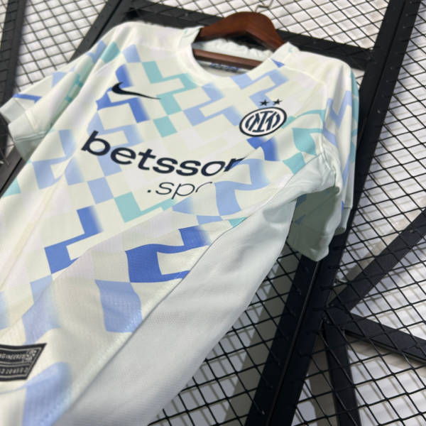 Maglia Inter Milano bianca 2025-2026 laterale
