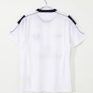 Maglia Manchester United bianca 2000-2001 con numero