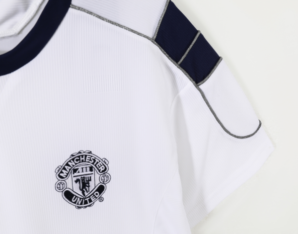 Maglia Manchester United bianca 2000-2001 manica
