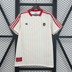 Maglia Bianca Benfica Retro 2025-2026 Edizione Speciale