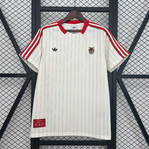 Maglia Bianca Benfica Retro 2025-2026 Edizione Speciale