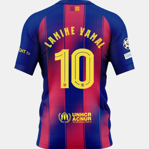 Maglia Yamal 10 FC Barcelona 2025-2026 con numero