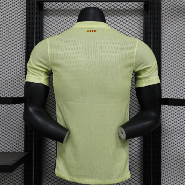 Maglia gialla FC Barcellona 2025-2026 con numero