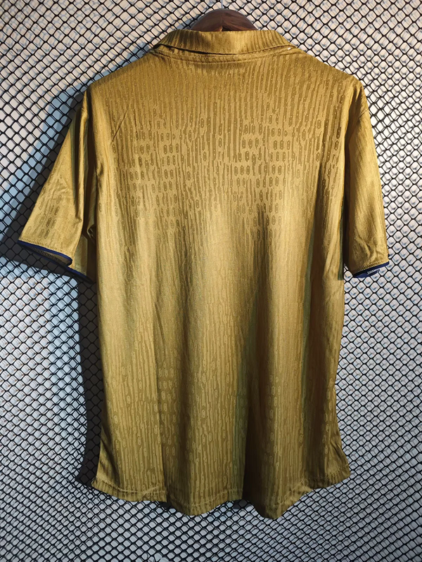 Maglia dorata FC Barcelona 2025-2026 con numero