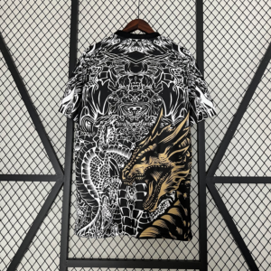 maglia drago dorato Real Madrid 2023-2024 con numero