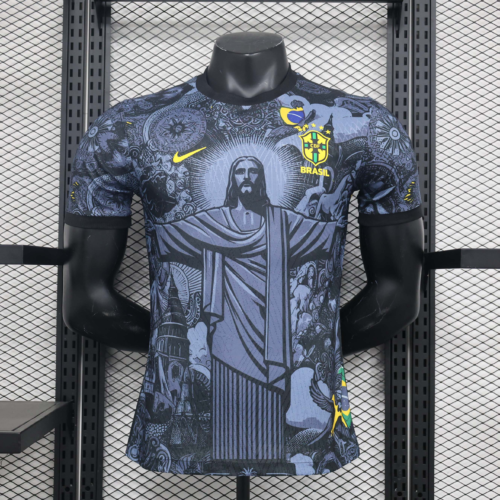 Maglia nera Brasile Cristo Redentore 2024