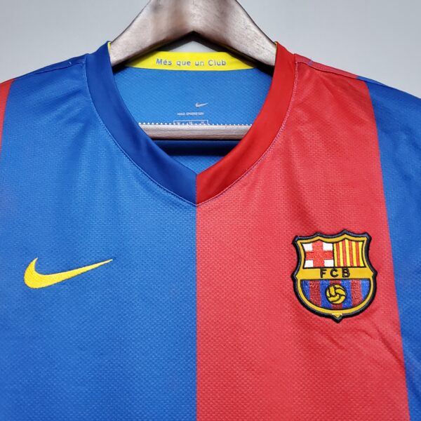 Maglia retro FC Barcelona Messi 2006-2007 collo