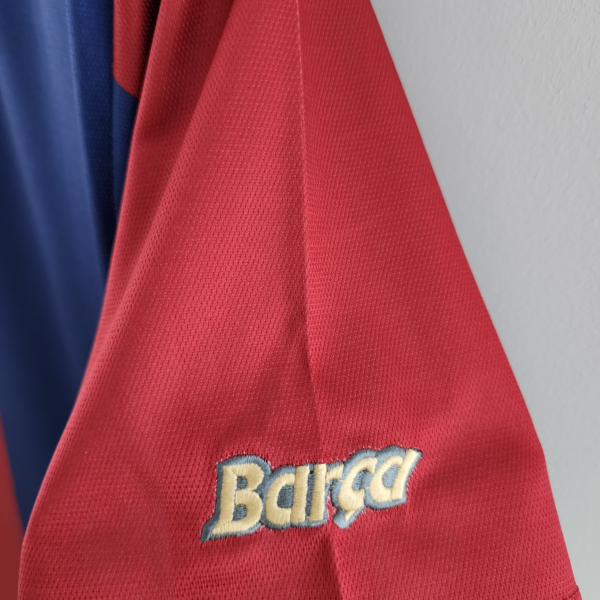 Maglia retro FC Barcelona Xavi 1998-1999 manica