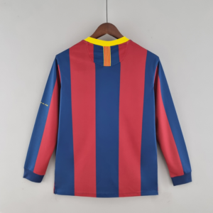 Maglia retro FC Barcelona manica lunga 2010-2011 con numero
