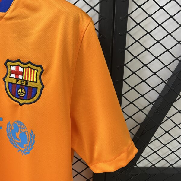 Maglia retro FC Barcelona arancione 2006-2007 manica