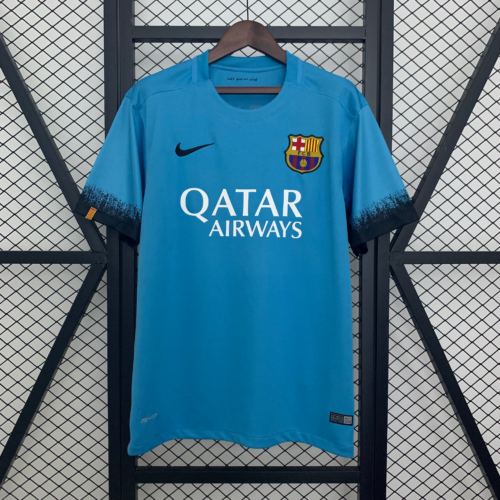 Maglia retrò celeste FC Barcelona 2015-2016