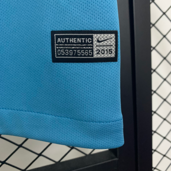 Maglia retrò celeste FC Barcelona 2015-2016 auten