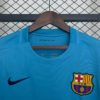 Maglia retrò celeste FC Barcelona 2015-2016 collo
