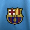 Maglia retrò celeste FC Barcelona 2015-2016 stemma