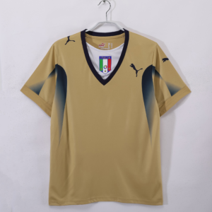 Maglia retro dorata Italia Buffon 2006