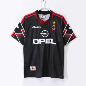 Maglia retro nera AC Milan 1997-1998