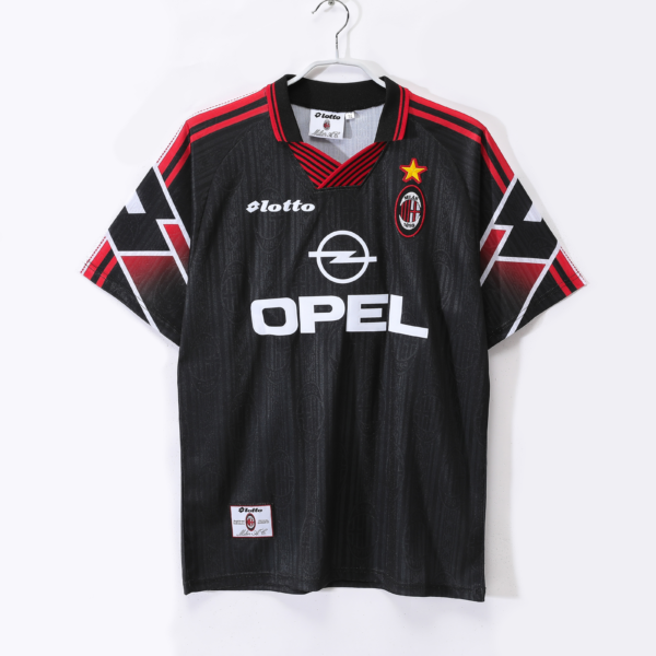 Maglia retro nera AC Milan 1997-1998