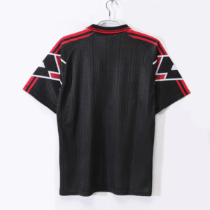 Maglia retro nera AC Milan 1997-1998 dorsale