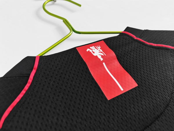 Maglia retro nera Manchester United manica lunga 2007-2008 collo posteriore