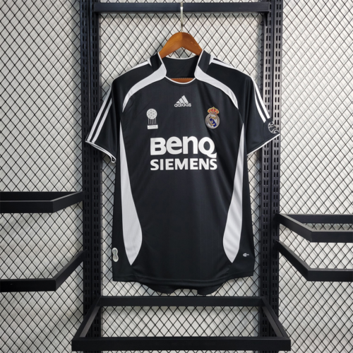 Maglia retrò nera Real Madrid 2006-2007