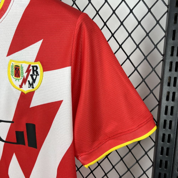 Maglia Rossa Rayo Vallecano 2025-2026 manica