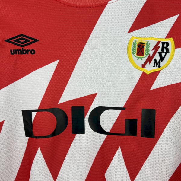 Maglia Rossa Rayo Vallecano 2025-2026 petto
