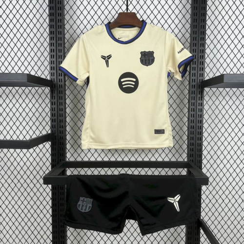 Completo bambino FC Barcellona Beige 2025-2026