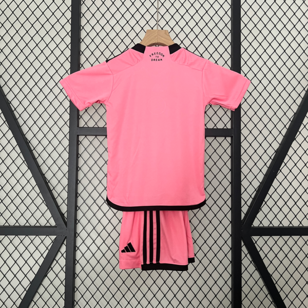 completo bambino Inter Miami rosa 2024-2025 dorso
