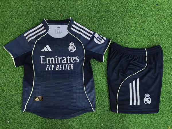 Conjunto bambino Real Madrid nero 2025-2026