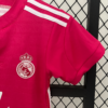 Conjunto rétro bambino rosa Real Madrid 2014-2015 manica