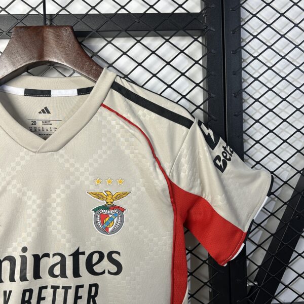 Completi Bambino Benfica 2025-2026 Bianchi manica